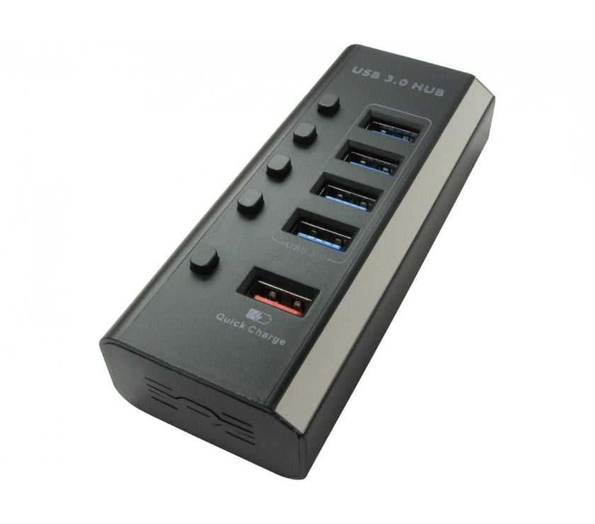 CDL 4 Port USB3.0 Hub+Q/Charge