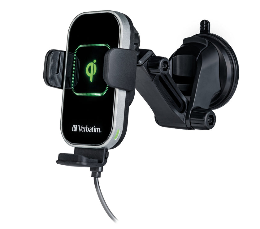 Verbatim Pro Qi Fast Wireless CarCharger