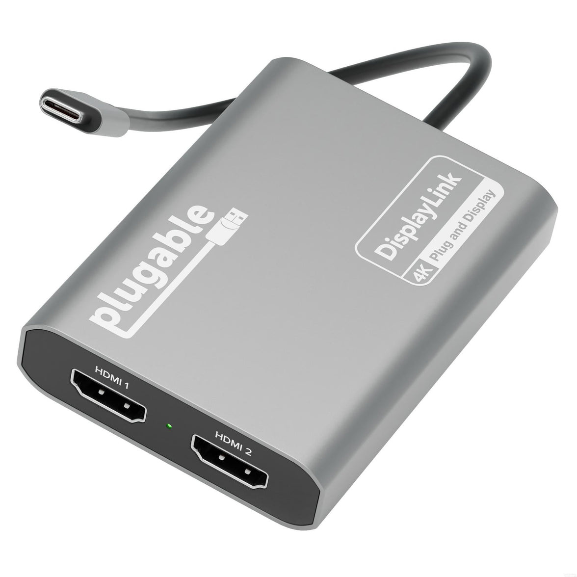 Plugable USB-C Dual 4K HDMI Adapter