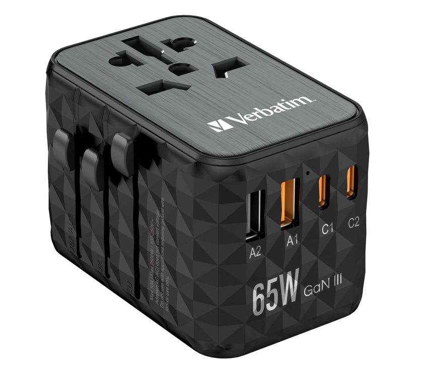 Verbatim GAN III TRAVEL ADAPTER UTA-05