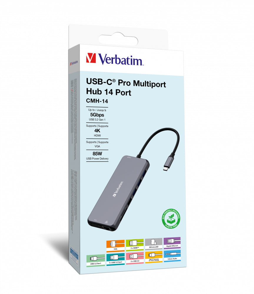Verbatim USB-C Mport Hub 14 Port CMH-14