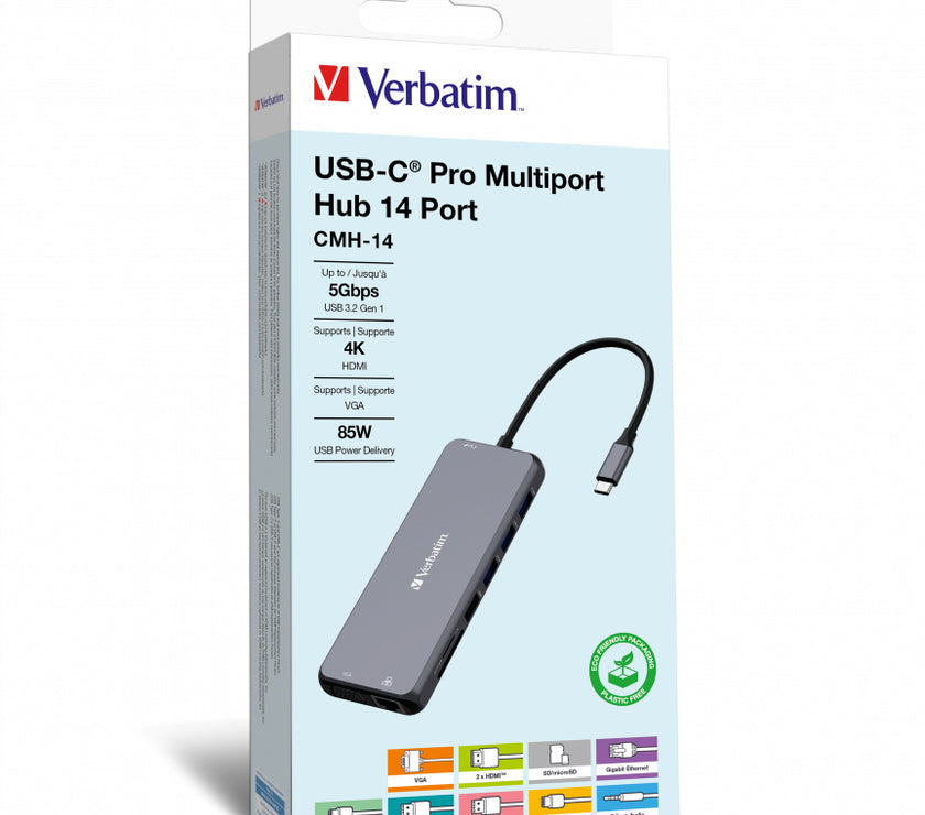 Verbatim USB-C Mport Hub 14 Port CMH-14