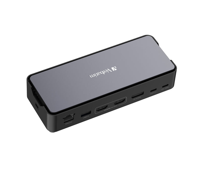 Verbatim USB-C Dock Stn 15 Port SSD slot