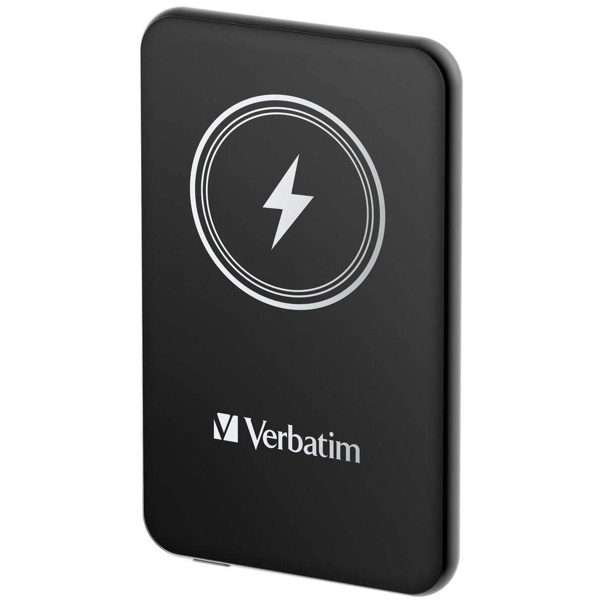 Verbatim Charge 'n' Go Power Bank 5000mAh Magnetic Wireless Charging - Black