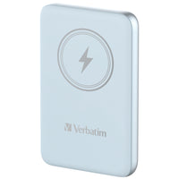 Verbatim Charge 'n' Go Power Bank 10000mAh Magnetic Wireless Charging - Blue