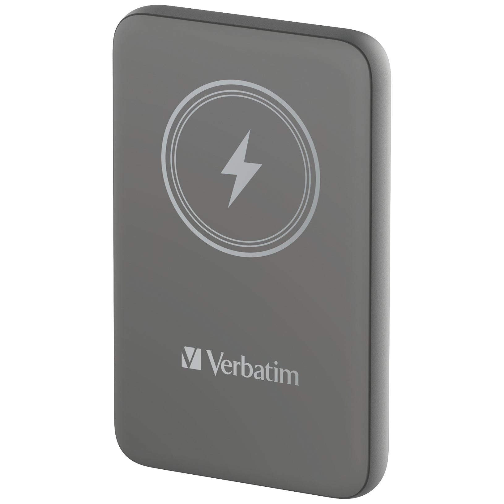 Verbatim Charge 'n' Go Power Bank 10000mAh Magnetic Wireless Charging - Grey