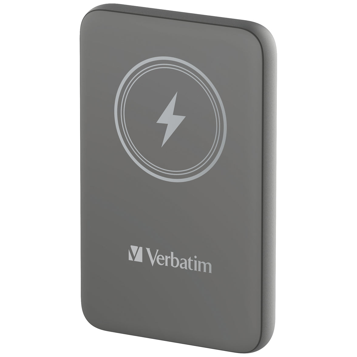 Verbatim Charge 'n' Go Power Bank 10000mAh Magnetic Wireless Charging - Grey