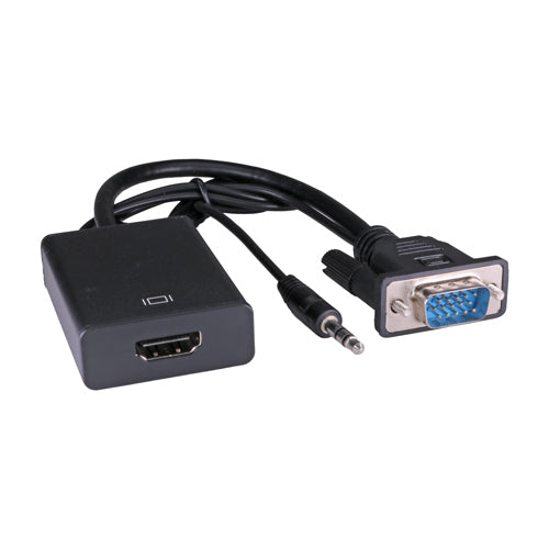 CNL SVGA + 3.5mm HDMI Bk Converter