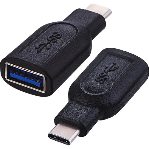CNL USB-C USB-A M-F Bk Adp