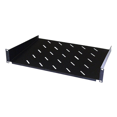 CNL 2U 300MM Cant. Vent SHELF Bk