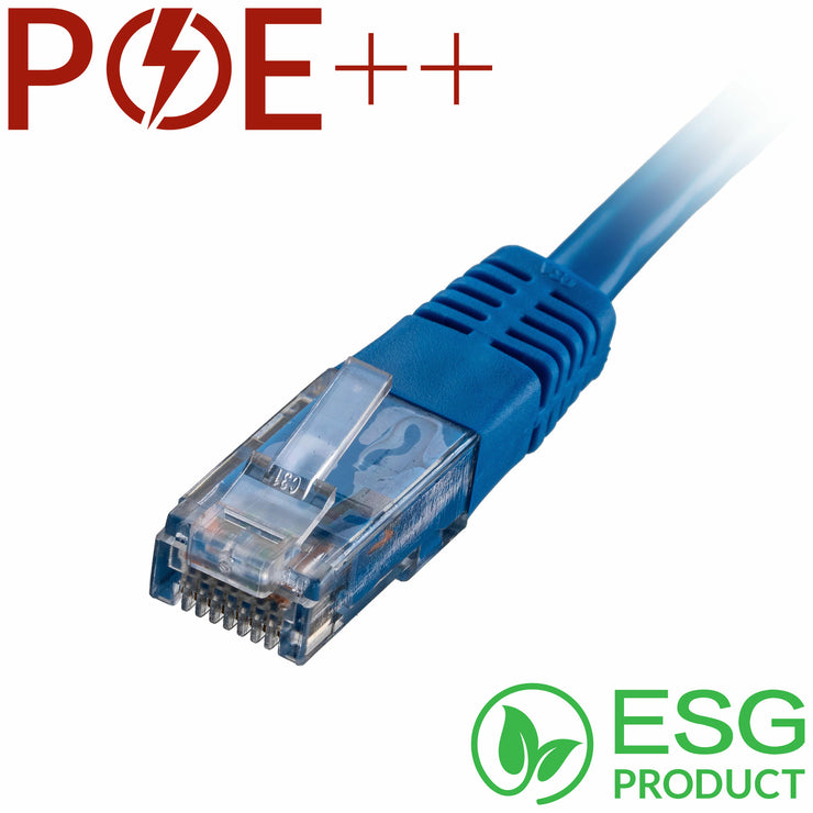 CNL 100PK 0.3M C6 Bl UTP PVC 24AWG FMB