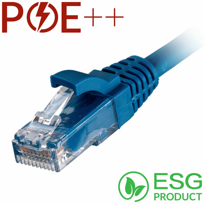 CNL 100PK 3M C6 Bl UTP Ls 24AWG SB