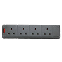 CNL 4W UK 13A Rewireable Bk