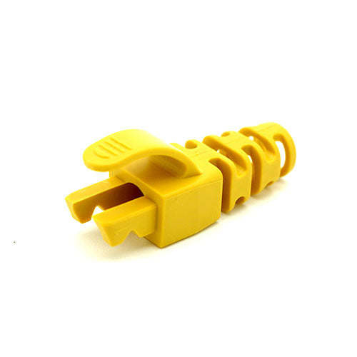 50PK RJ45 C6 Snag SR Blade Boot Yw 6.5MM