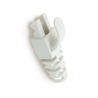 50PK RJ45 C6 Snag SR Blade Boot Wh 6.5MM