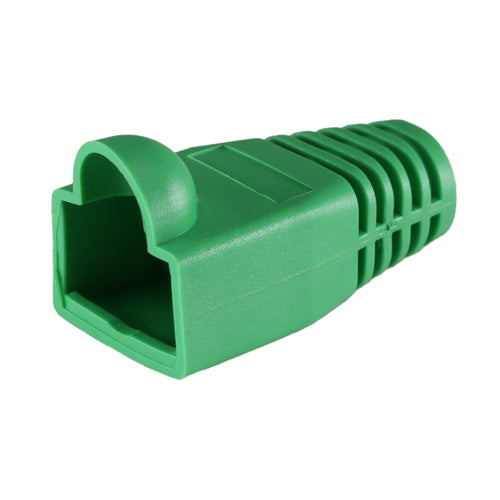 50PK RJ45 C6A BUBBLE BOOT Gn 6.5MM