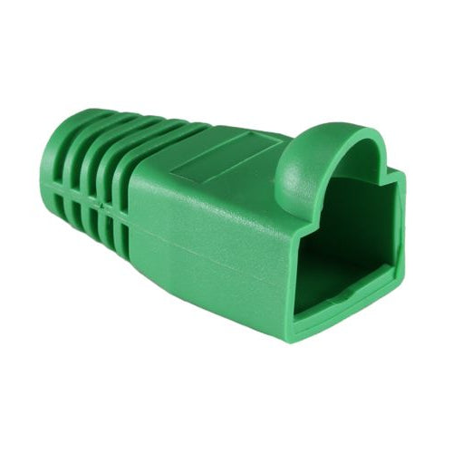 50PK RJ45 C6A BUBBLE BOOT Gn 6.5MM