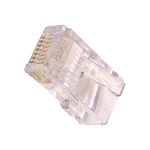 50PK RJ45 C5e UTP Crimp Pl ROUND Sld