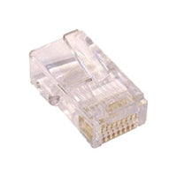 50PK RJ45 C5e UTP Crimp Pl ROUND Sld