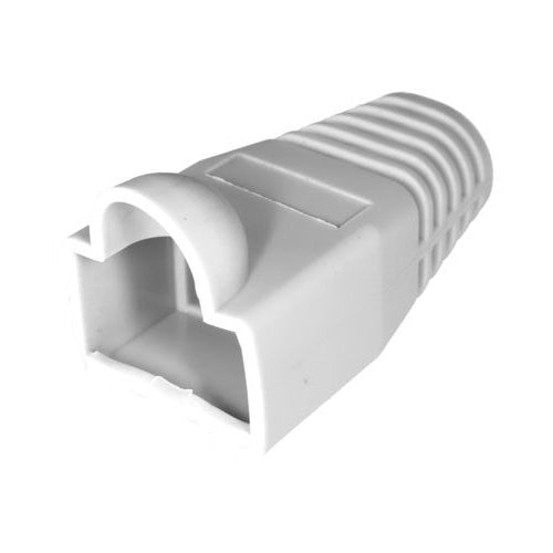 50PK RJ45 BUBBLE BOOT Wh 6MM
