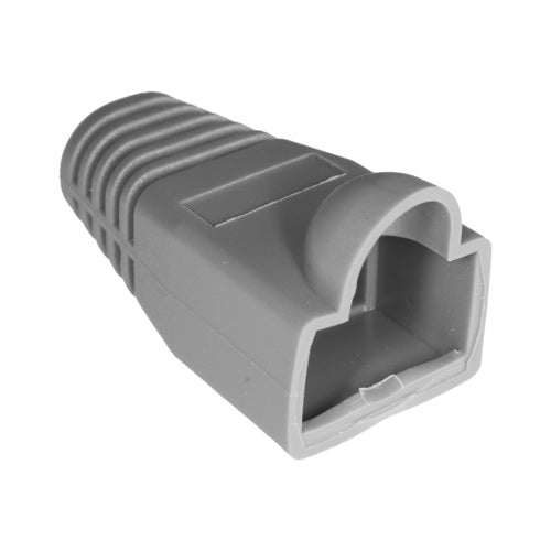50PK RJ45 BUBBLE BOOT Gy 6MM