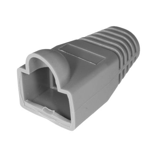 50PK RJ45 BUBBLE BOOT Gy 6MM