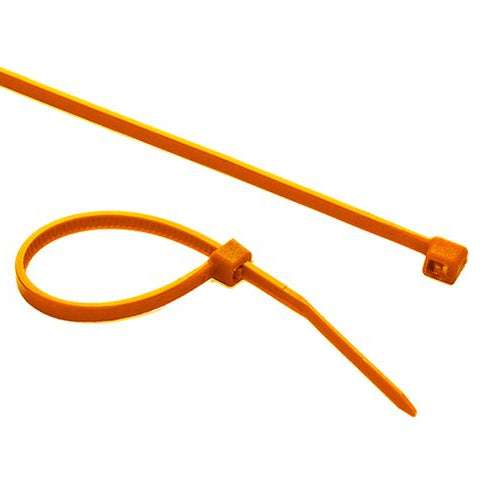 CNL 100PK Cabletie 4.8x200mm Or