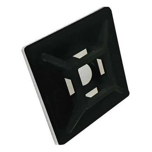 CNL 100PK Cabletie Base 20x20mm Bk