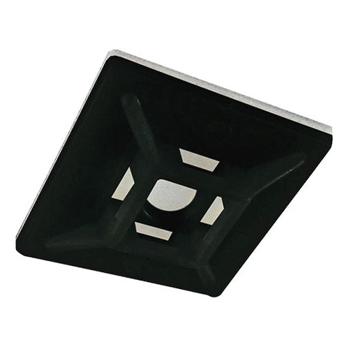 CNL 100PK Cabletie Base 20x20mm Bk