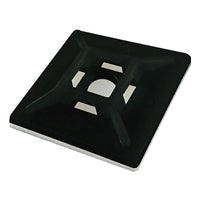 CNL 100PK Cabletie Base 28x28mm Bk