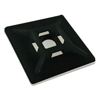 CNL 100PK Cabletie Base 28x28mm Bk