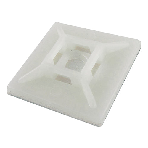 CNL 100PK Cabletie Base 28x28mm Neut