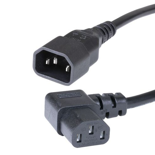 CNL 2M C14 C13 RA Bk PVC 1.0MM