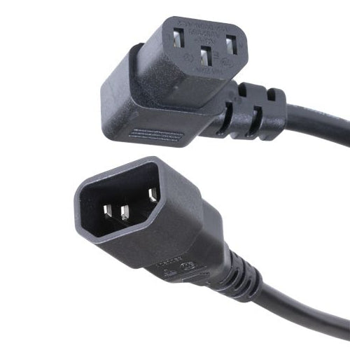 CNL 2M C14 C13 RA Bk PVC 1.0MM