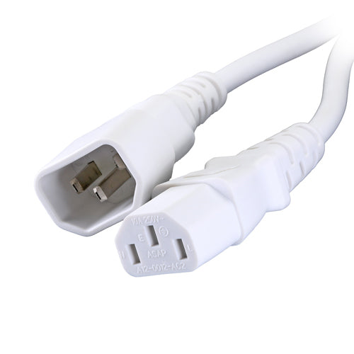 CNL 1M C14-C13 Wh PVC 0.75MM