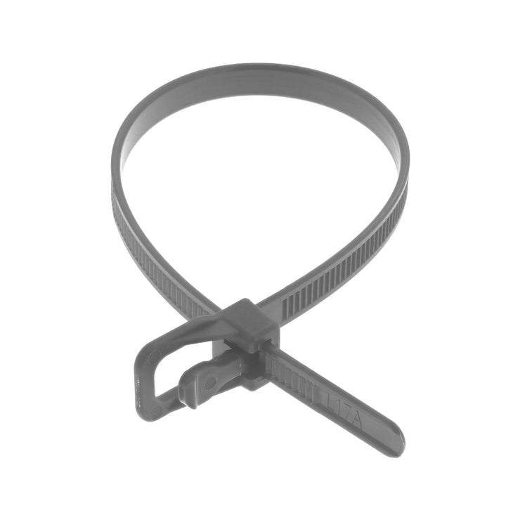 CNL 100PK Cabletie 4.8x300mm Gy Retyz