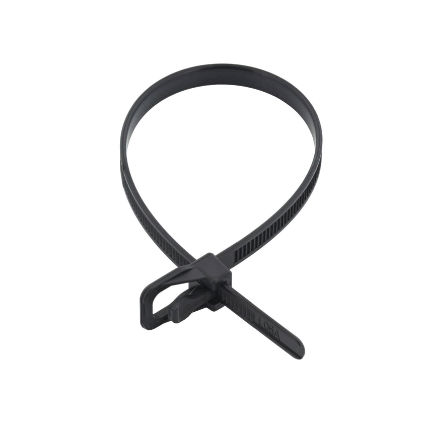 CNL 100PK Cabletie 5.6x400mm Bk Retyz