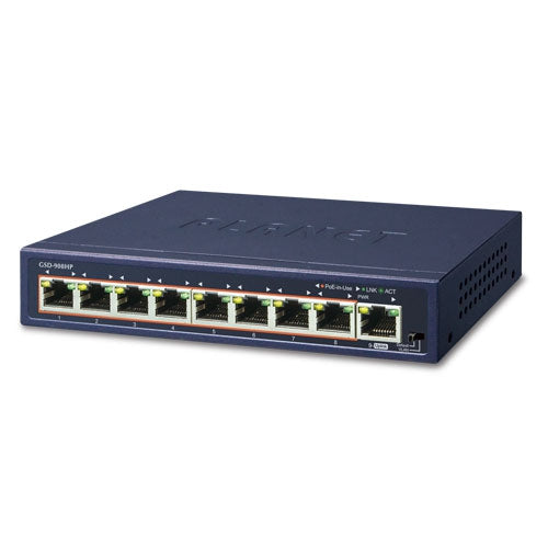 8P Sw Gb PoE+ 100W