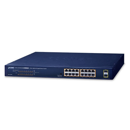 16P Sw Gb PoE+ SFP 250W