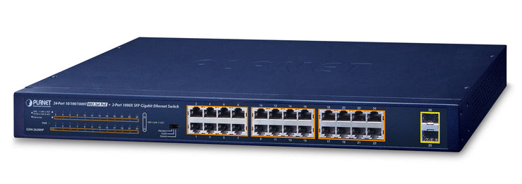 24P Sw Gb PoE+ SFP 250W