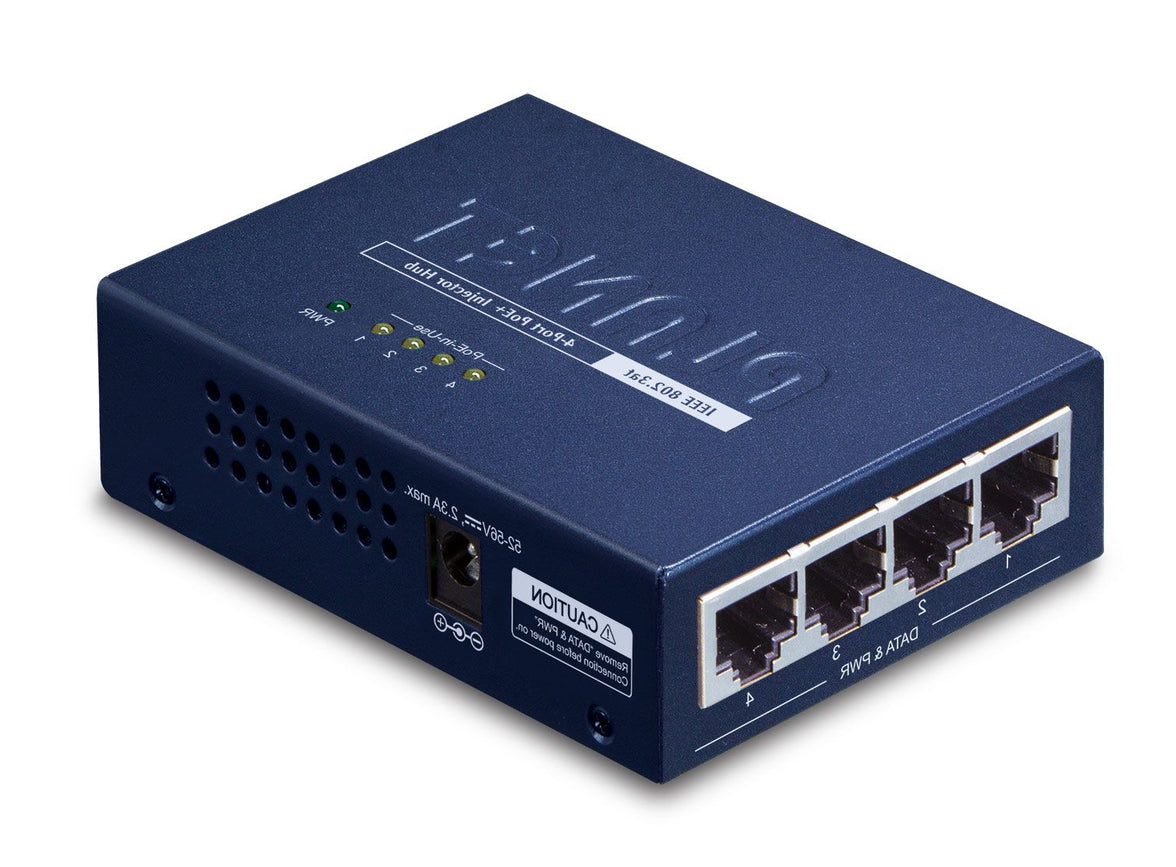 4P Inj Hub PoE+ 120W