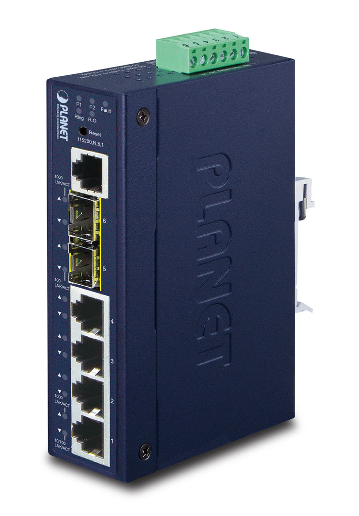 4P Ind Mngd Sw 2.5Gb SFP