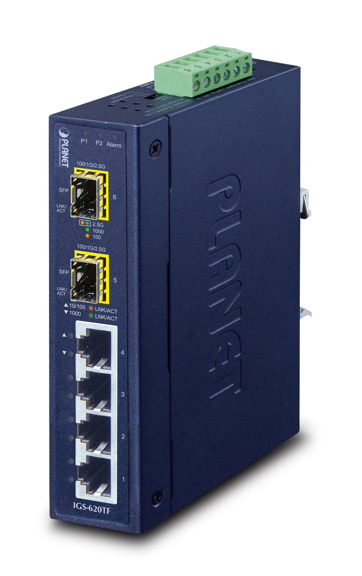 4P Ind Sw 2.5Gb SFP