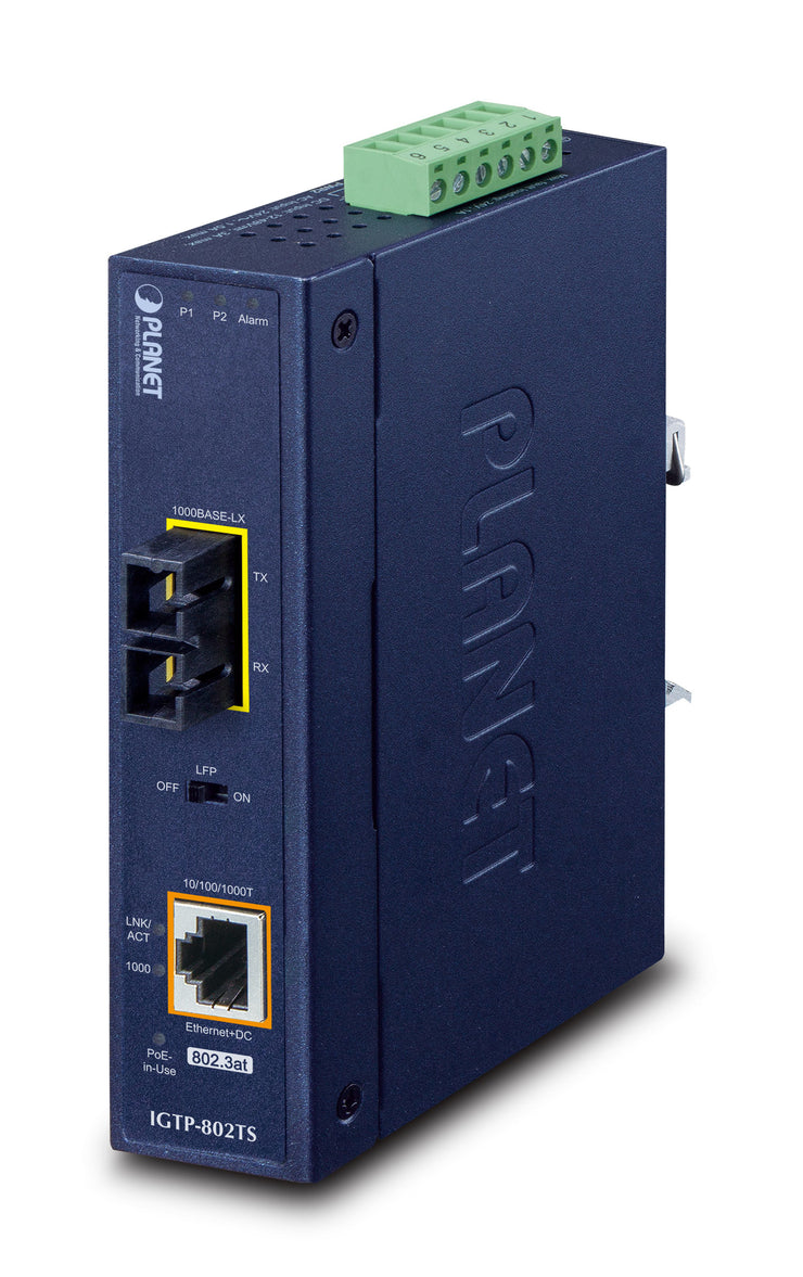 Ind MCon Gb PoE+ SFP