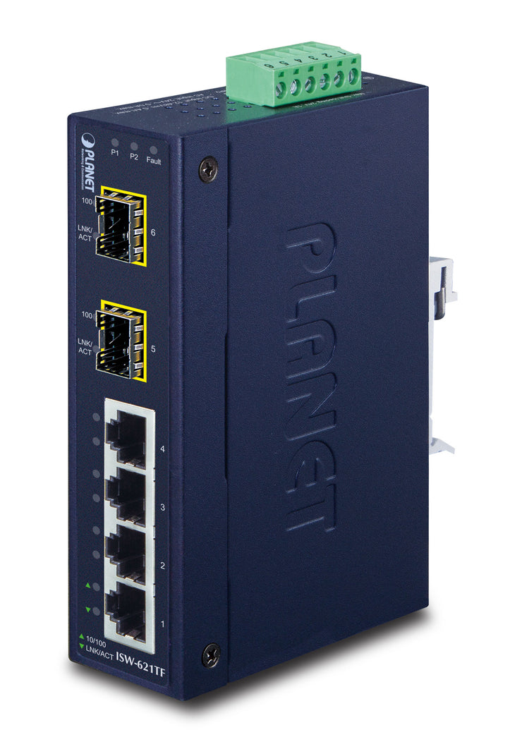 4P Ind Sw 10/100 SFP