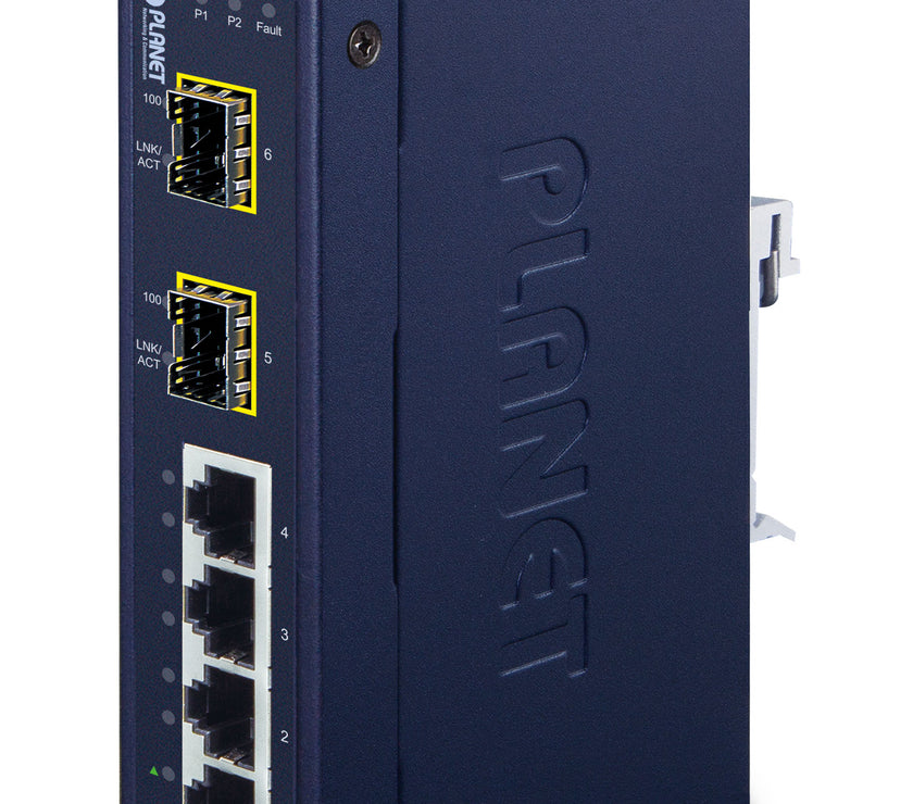 4P Ind Sw 10/100 SFP