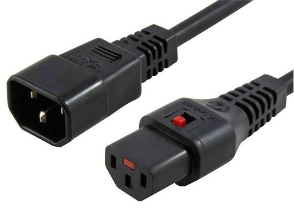 CNL 1M C14-C13 Lck Bk PVC 1.0MM