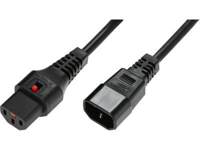 CNL 3M C14-C13 Lck Bk PVC 1.0MM
