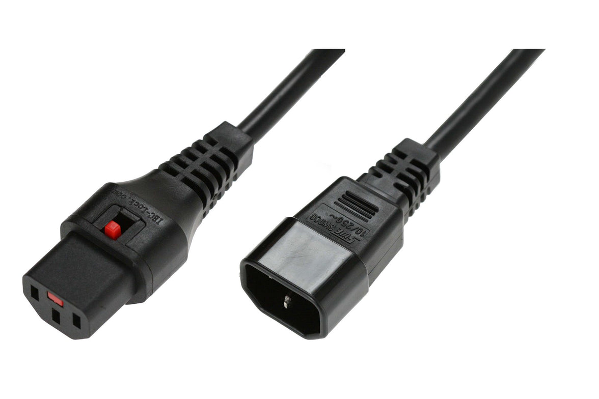 5M C14-C13 Lck Bk PVC 1.0MM