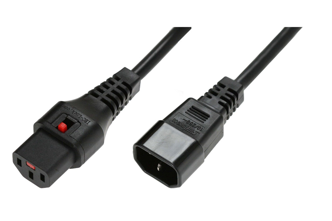 5M C14-C13 Lck Bk PVC 1.0MM